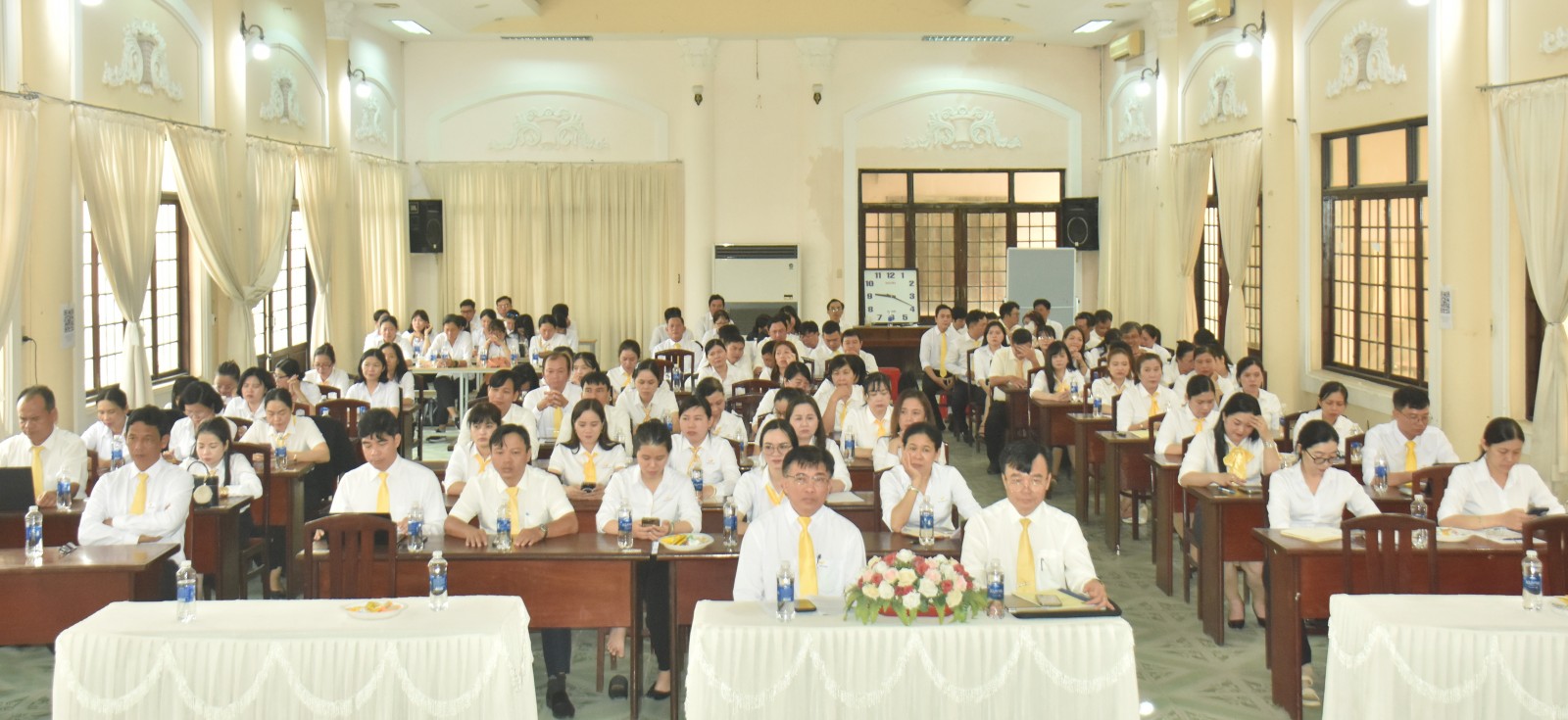 Quang cảnh Đại hội đại biểu Công đoàn Bưu điện tỉnh An Giang lần thứ VI.